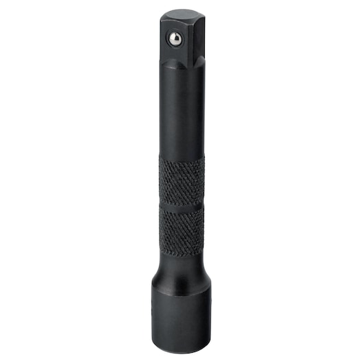 PROTO J5461B black knurled socket extension bar, photographed upright on white background.