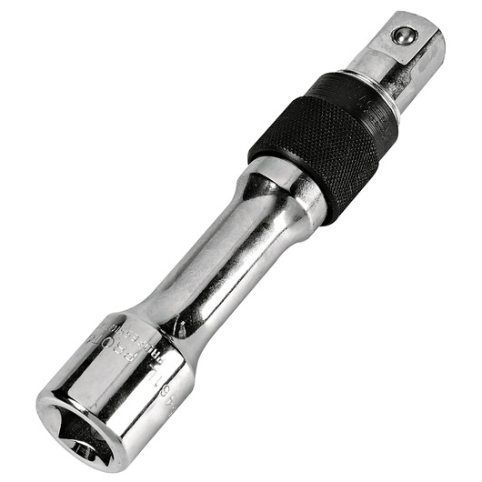 PROTO J5461L chrome socket extension bar with knurled grip, product photography on white background.