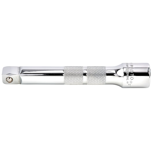PROTO J5461W chrome extension bar tool, textured grip, side view on white background.