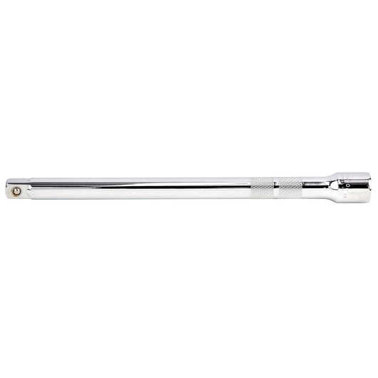PROTO J5463 chrome extension bar with knurled grip, side angle, tool category photography.