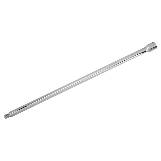PROTO J5464W chrome breaker bar, long handle, socket wrench accessory, side angle on white background.