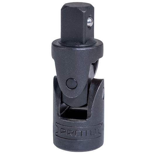 PROTO J5470AB universal joint socket adapter in black, front angle on white background.