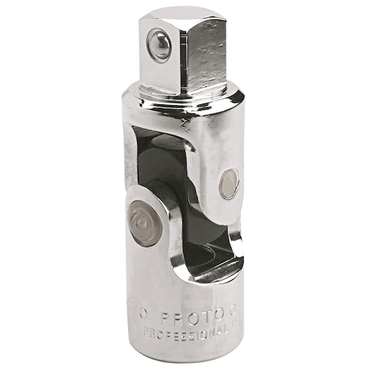 PROTO J5470A chrome universal joint tool, socket accessory, vertical angle, white background.