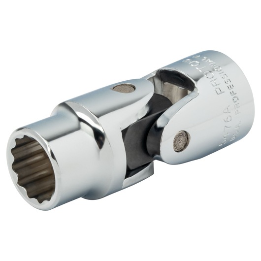 PROTO J5476A chrome universal joint socket adapter, angled view on white background.