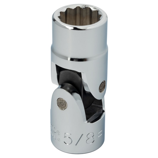 PROTO J5477A chrome universal socket, 5/8 inch, photography, front angle on white background.