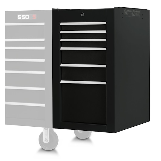 550S 6-Drawer Heritage Gloss Side Cabinet