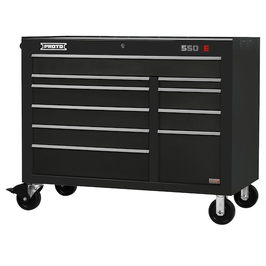 50 in. 10-Drawer 550E Heritage Gloss Power Workstation