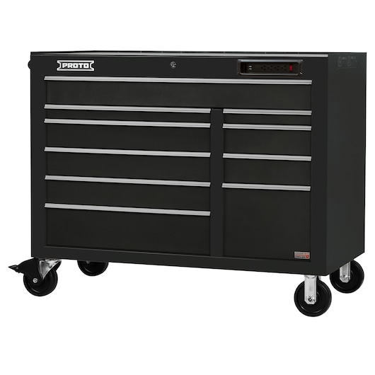 50 in. 10-Drawer 550E Heritage Gloss Front Facing Power Workstation