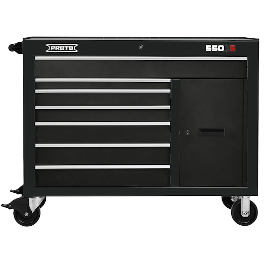 50 in. 7-Drawer 1-Shelf 550S Heritage Gloss Workstation