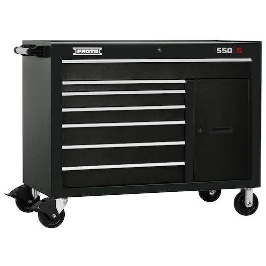 50 in. 7-Drawer 1-Shelf 550S Heritage Gloss Workstation