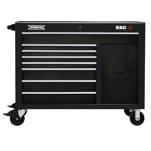 50 in. 8-Drawer 1-Shelf 550S Heritage Gloss Workstation