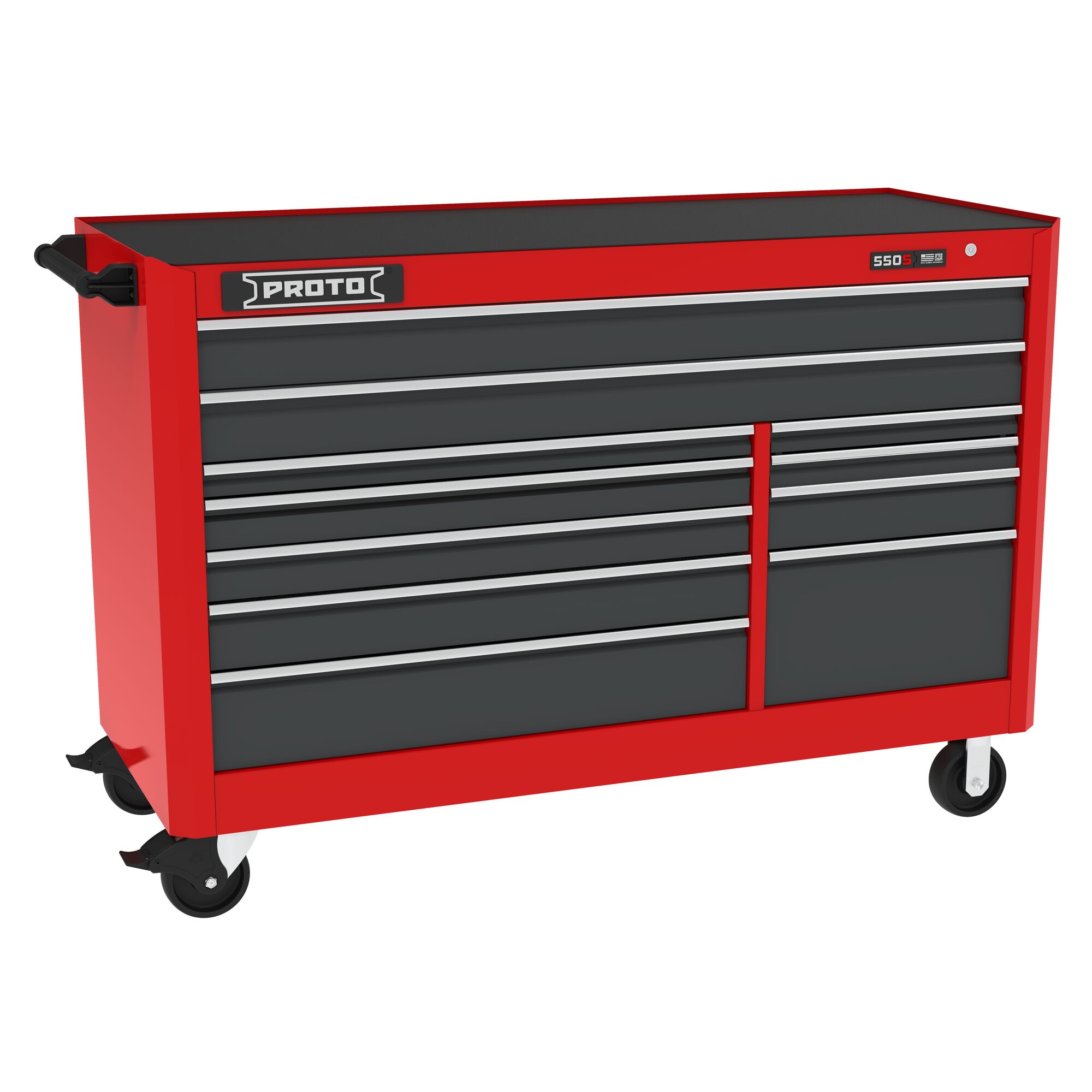 66 in. 11-Drawer 550S Series Workstation With Wheels | PROTO
