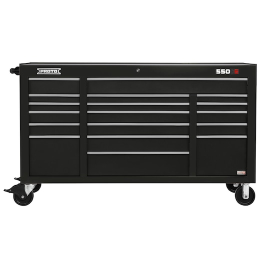 67 in. 18-Drawer 550E Series Heritage Gloss Power Workstation