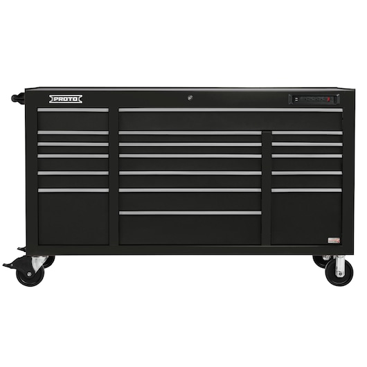 67 in. 18-Drawer 550E Series Heritage Gloss Front Facing Power Workstation