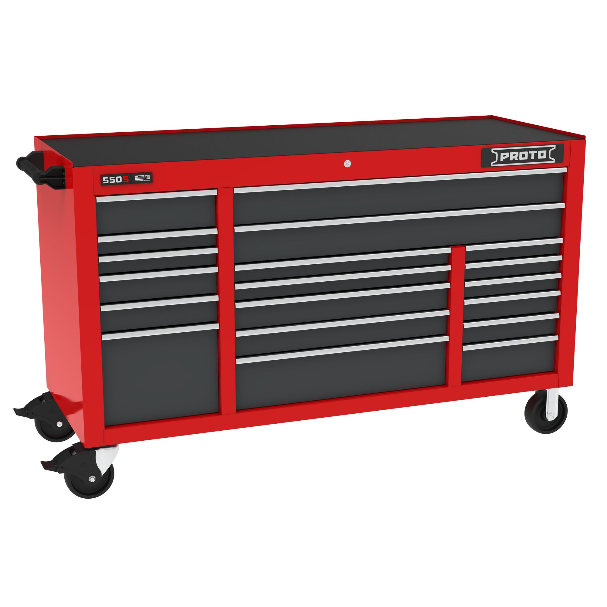 67 in. 19-Drawer 550S Series Workstation With Wheels | PROTO