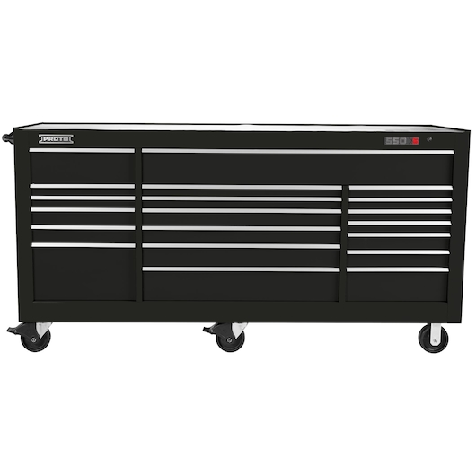 88 in. 18-Drawer 550S Series Dura Drawer Workstation With Wheels