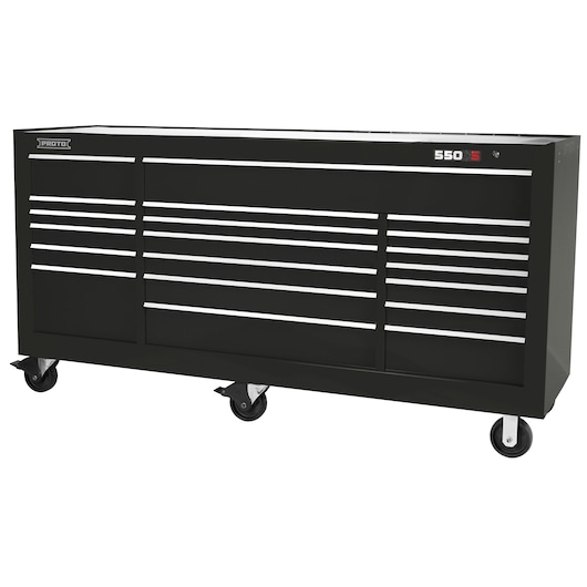 88 in. 18-Drawer 550S Series Dura Drawer Workstation With Wheels