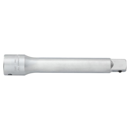 PROTO J5661 silver extension bar, side view on white background, hand tool accessory.