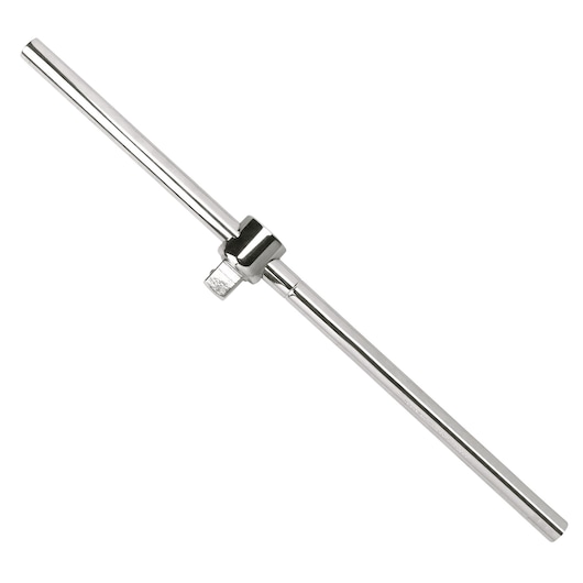 PROTO J5685 polished steel sliding T-handle, photographed on white background, hand tool for socket wrenches.