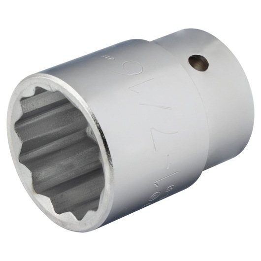PROTO chrome 12-point socket, SKU J5746, close-up angle on white background.