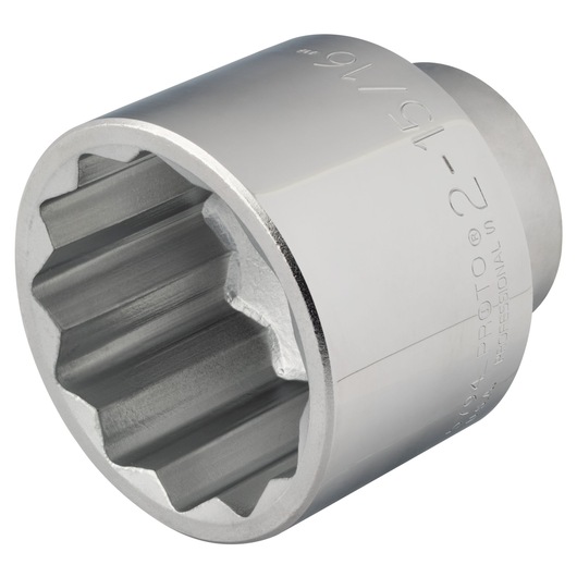PROTO chrome 12-point socket, SKU J5794, photographed on a white background, close-up angle.
