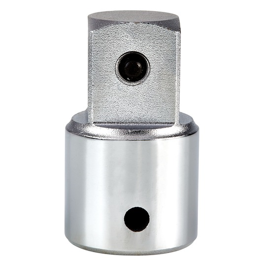 PROTO J5853 chrome socket adapter front angle on white background.