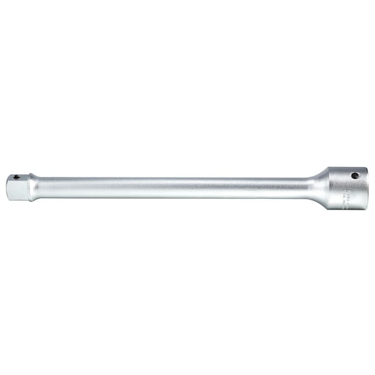 PROTO J5863 chrome finish socket extension bar, side angle on white background.
