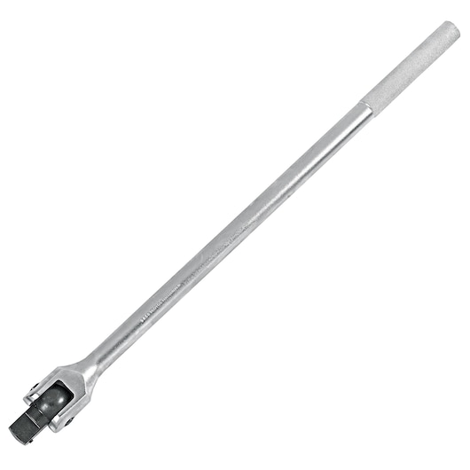 PROTO J5868 breaker bar with knurled handle and swivel head, silver finish, shown on white background.
