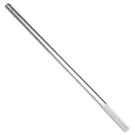 PROTO J5884 steel breaker bar with knurled grip, side angle on white background.