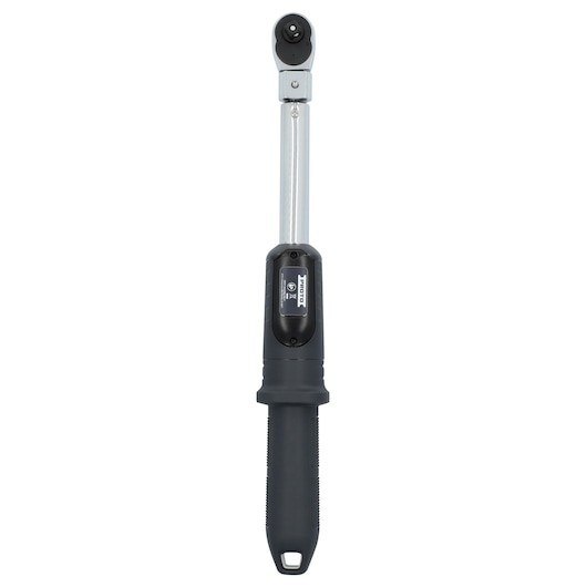 PROTO J6004D torque wrench front view with black and silver handle on white background.