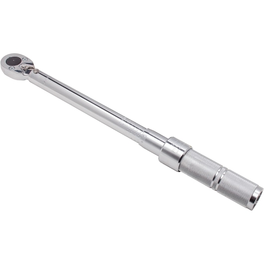 PROTO J6006C torque wrench, polished metal finish, side angle on white background.
