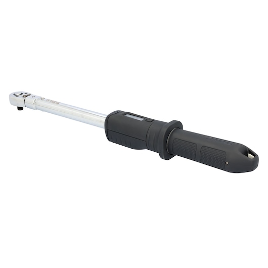 PROTO J6006D digital torque wrench with black handle, side angle on white background.