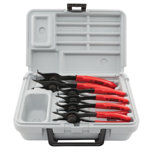 12 pc Snap Ring Pliers Set (Red)