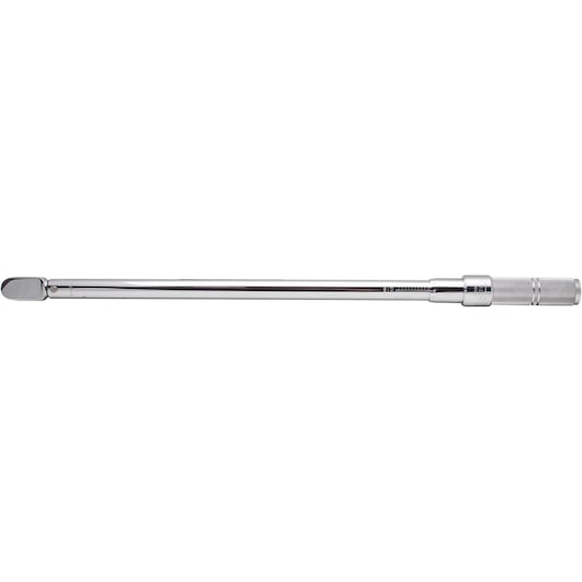 PROTO J6013C chrome torque wrench, full side view on white background.