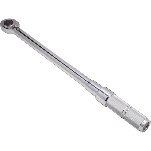PROTO J6016C torque wrench with knurled handle, chrome finish, product photo on white background.