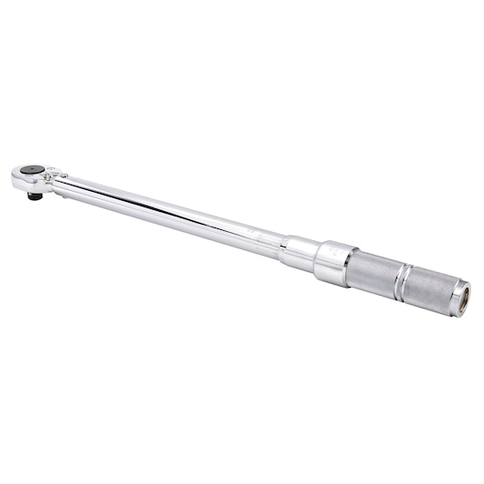 PROTO J6016NMC chrome torque wrench photography, side angle on white background.