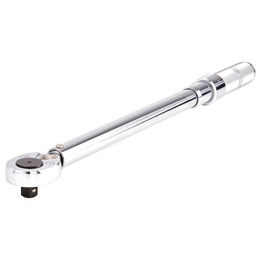 PROTO J6016NMC chrome torque wrench side view on white background.
