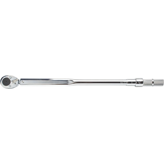 PROTO J6018AB torque wrench with chrome finish, side angle on white background.