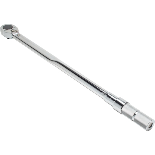 PROTO J6018AB torque wrench, chrome finish, tool category, angled view, white background.