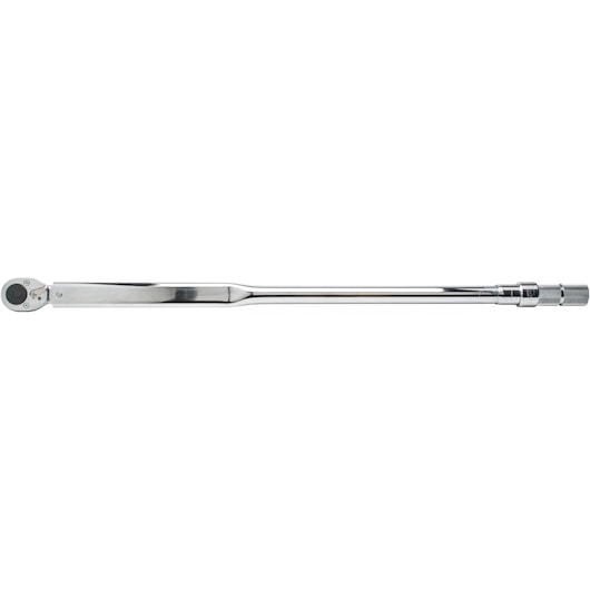 PROTO J6022B torque wrench, chrome finish, photographed from side on white background.