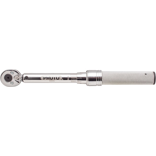 Proto® 1/4" Drive Ratcheting Head Micrometer Torque Wrench 10-50 in-lbs