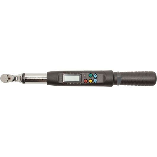 PROTO J6061EFX digital torque wrench with LCD screen and control buttons, side view on white background.