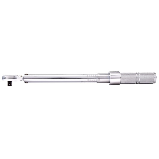 PROTO J6066C torque wrench with knurled handle, chrome finish, side view on white background.