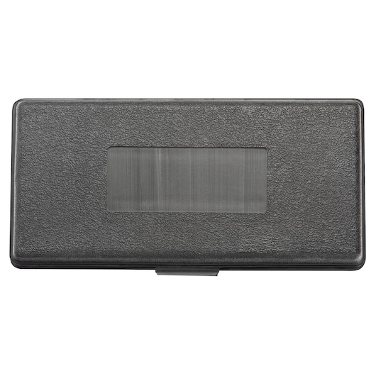 PROTO J6113NMF tool case, black textured rectangular plastic box, top angle on white background.