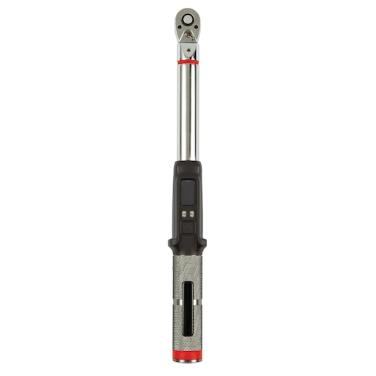 PROTO J6114BT digital torque wrench, silver and black, photography, front angle, tool category