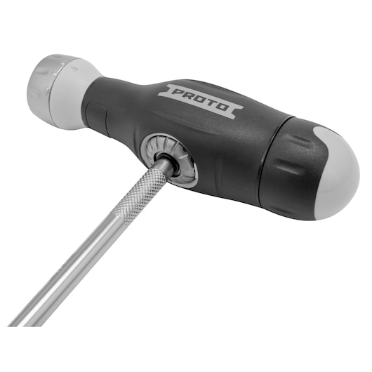 Close up of  T-handle for higher torque applications.