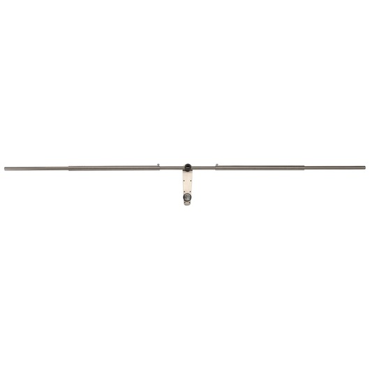 PROTO J6351 long metal micrometer torque wrench with adjustable indicator, front angle on white background.