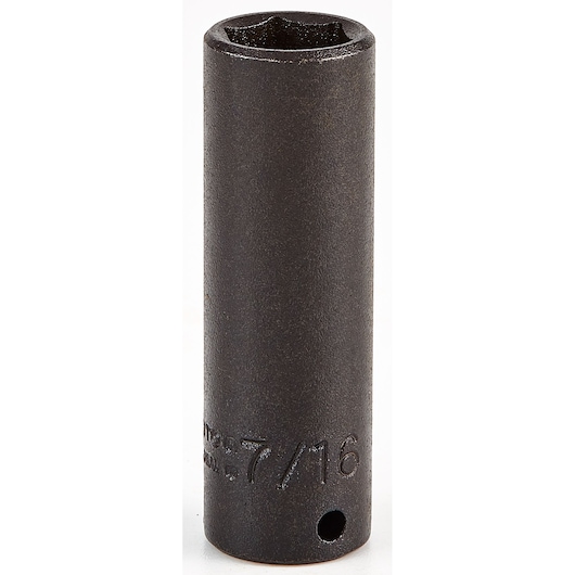 1/4 in. Drive 7/16 in. 6-Point Deep Impact Socket