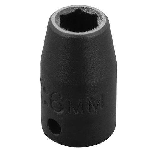 1/4 in. Drive 6mm 6-Point Impact Socket