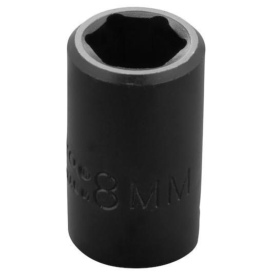 1/4 in. Drive 8mm 6-Point Impact Socket